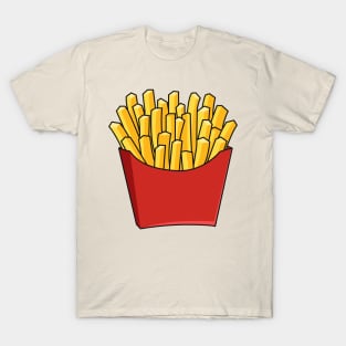 French fries cartoon illustration T-Shirt